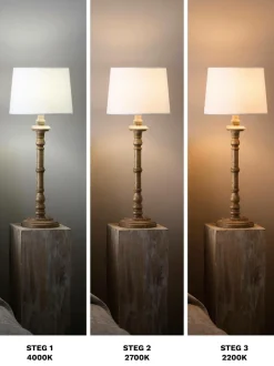 PR Home Lyskilde Twilight LED, 3-trin, 7W, Globe 12,5 cm