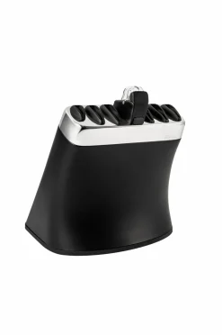 Robert Welch Sort knivblok med sliber Signature