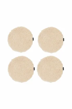Skinnwille Rund siddepude Curly 4-pak