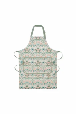 Spode Forklæde Morris & Co Strawberry Thief Cochineal /Willow