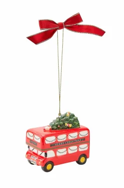 Spode Ornament Christmas Tree All Things British Double Decker Bus