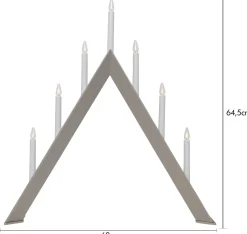 Star Trading Lysestage Arrow e 64,5 cm