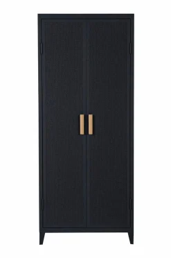 Tolix Garderobeskab B2 Perforated Locker Wardrobe Painted with PEFC Oak Handles