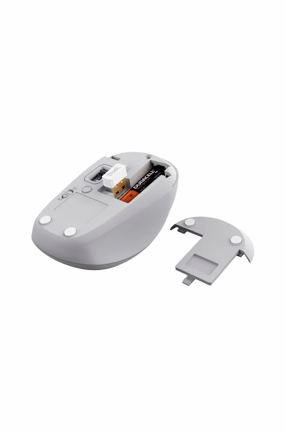Trust Trådløs mus Yvi+ Bluetooth / 2,4 Ghz