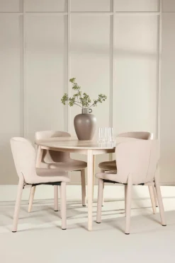 Venture Home Spisebord Flora med Astoria-stol