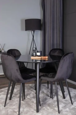 Venture Home Spisebordssæt Plaza med 4 stole Polar
