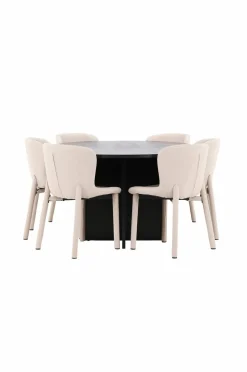 Venture Home Spisebord Strada med Astoria-stol