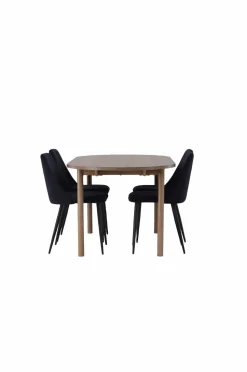 Venture Home Spisegruppe Andy med 4 stole Night