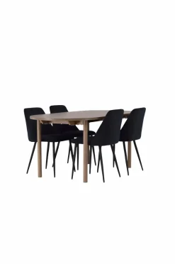 Venture Home Spisegruppe Andy med 4 stole Night