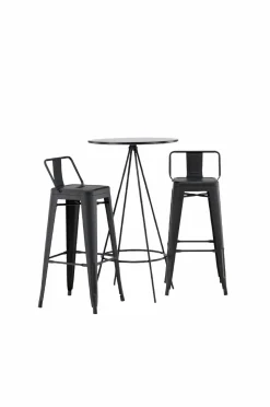 Venture Home Spisegruppe Bistro med 2 stk. stole Tempe