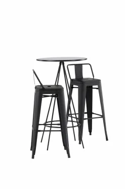 Venture Home Spisegruppe Bistro med 2 stk. stole Tempe