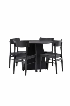Venture Home Spisegruppe Bootcut Round og stolene Montros