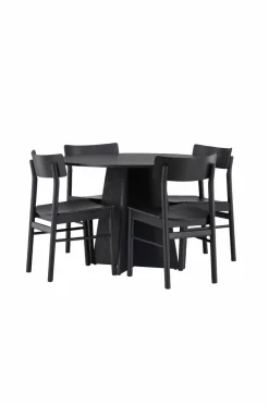 Venture Home Spisegruppe Bootcut Round og stolene Montros