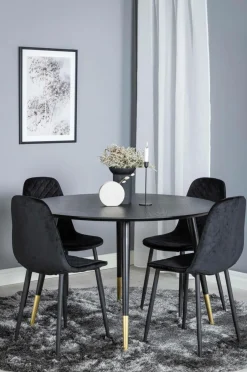 Venture Home Spisegruppe Dipp med 4 stk. stole Polar