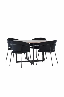 Venture Home Spisegruppe Durango med 4 stk. stole Selma