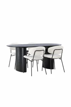 Venture Home Spisegruppe Isolde med 4 stk. stole Chico
