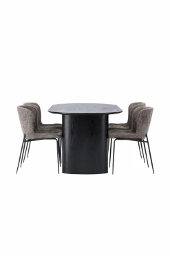 Venture Home Spisegruppe Isolde med 4 stk. stole Modesto