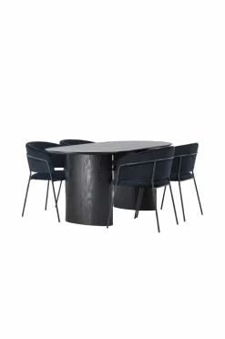 Venture Home Spisegruppe Isolde med 4 stole Selma