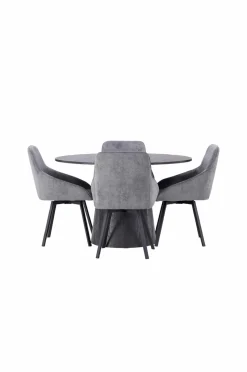 Venture Home Spisegruppe Lanzo med 4 stole Rosie