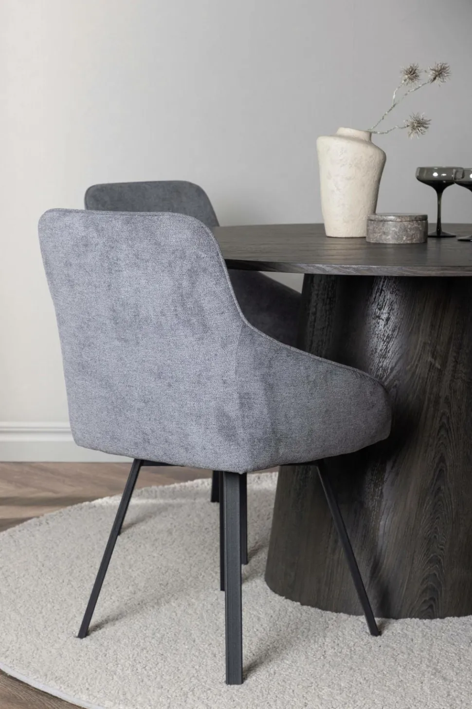 Venture Home Spisegruppe Lanzo med 4 stole Rosie