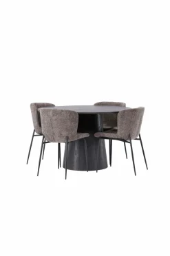 Venture Home Spisegruppe Lanzo med 4 stole Modesto