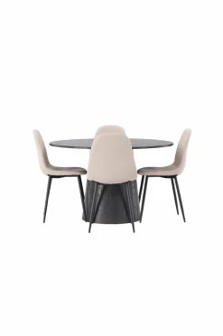 Venture Home Spisegruppe Lanzo med 4 stole Polar