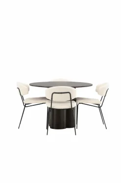 Venture Home Spisegruppe Olivia med 4 stole Chico