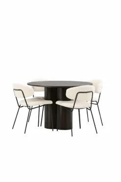 Venture Home Spisegruppe Olivia med 4 stole Chico
