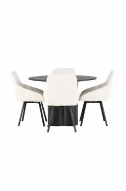 Venture Home Spisegruppe Olivia med 4 stole Rosie