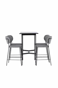 Venture Home Spisegruppe Rax med 4 stole Bell