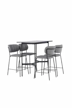 Venture Home Spisegruppe Rax med 4 stole Bell
