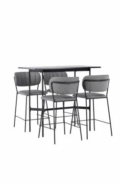 Venture Home Spisegruppe Rax med 4 stole Bell