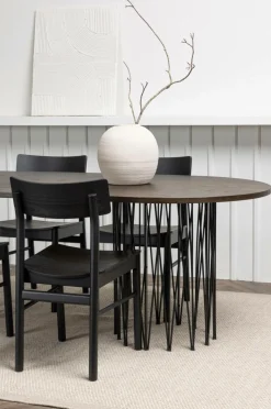 Venture Home Spisegruppe Stone Oval og stolene Montros
