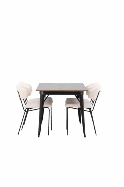 Venture Home Spisegruppe Tempe med 4 spisebordsstole Chico