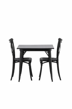 Venture Home Spisegruppe Tempe med 2 spisebordsstole Crosett