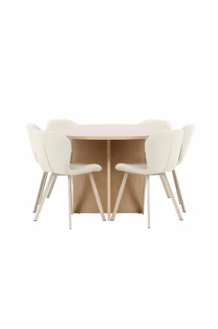 Venture Home Strada-spisebord med Lilja-stol