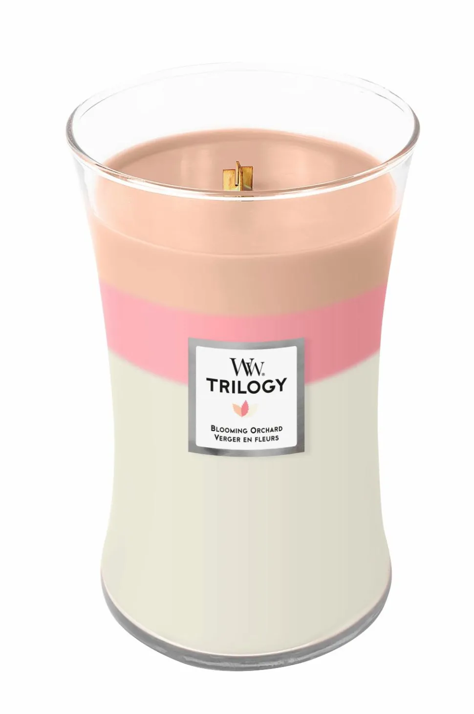 WoodWick Trilogy Hourglass Blooming Orchard